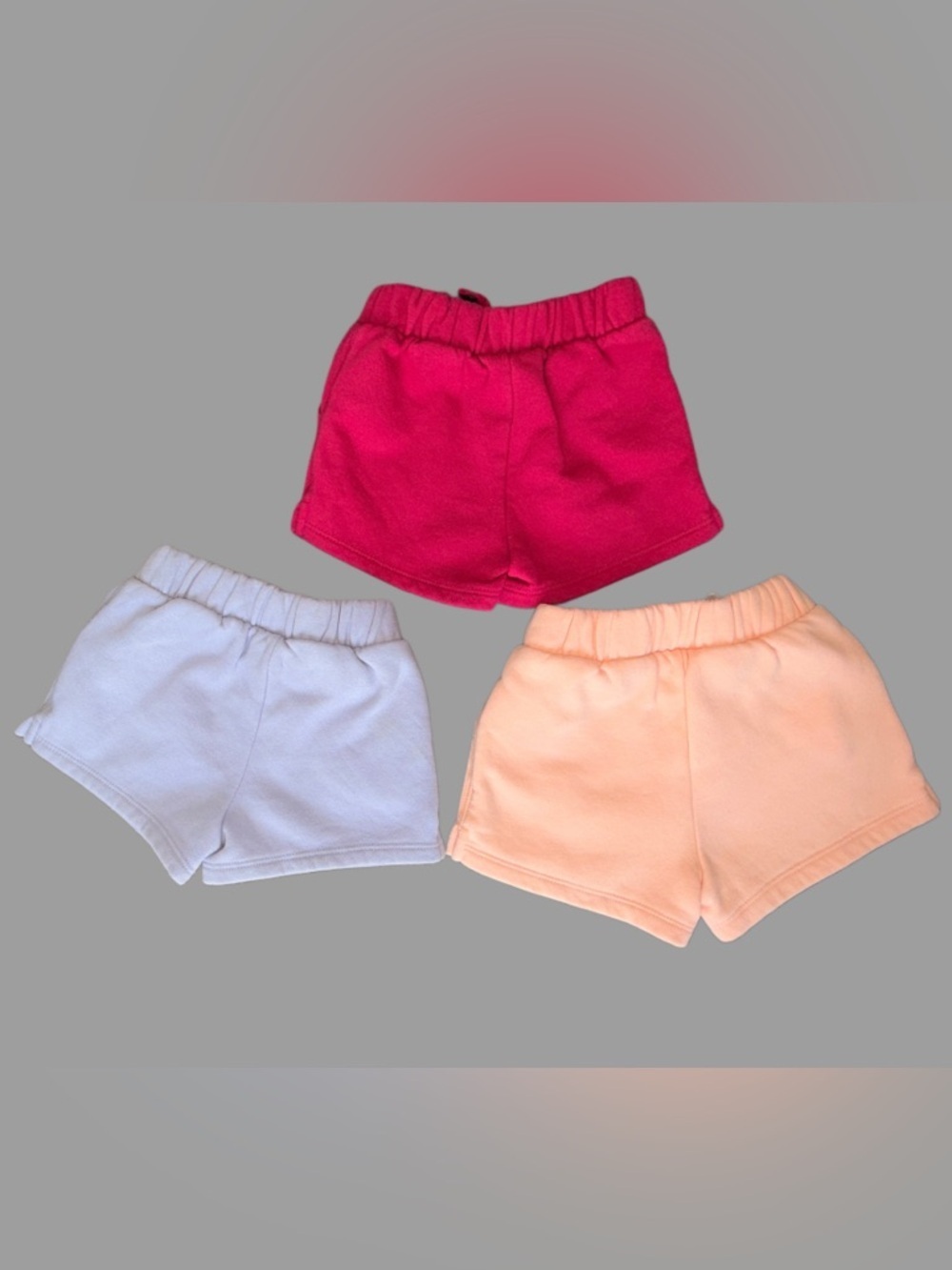 Baby Gap Logo Shorts Bundle | 3 Pairs | Toddler Girl | 12-18 Months | Like New - Picture 2 of 5